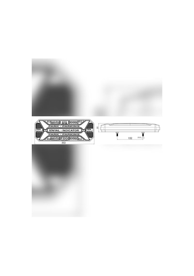 Yeni Star Neon Led Stop Lambası Kayar Sinyalli Kamyon-tır-dorse-karavan-kamyonet 12x24 Volt