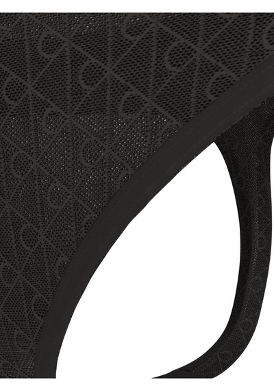 Calvin Klein Kadın Siyah Logo Detaylı Tanga-14825