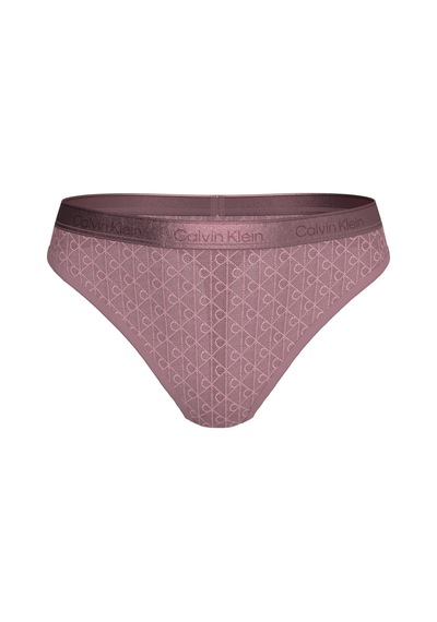 Calvin Klein Kadın Logo Detaylı Pembe Tanga-14671