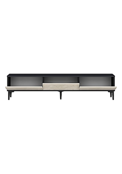 Tsa1899at Aplos Tv Stand, Tv Sehpası Antrasit-traverten 180cm