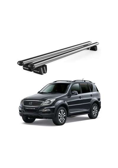 Pençe Ssangyong Rexton 2013 Ve Sonrası Uyumlu Gri Ara Atkı Port Bagaj Tavan Barı