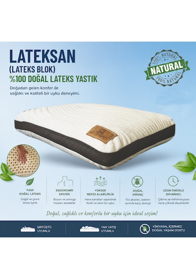 Lateksan Doğal Lateks Yastık