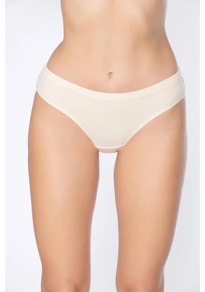 12 Adet Tutku Elit Bayan Bambu Kombel Bikini Külot Karışık Renk 2710 Çok Renkli