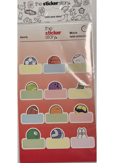 Ekstrafix The Sticker Story Tsn004 Çok Renkli