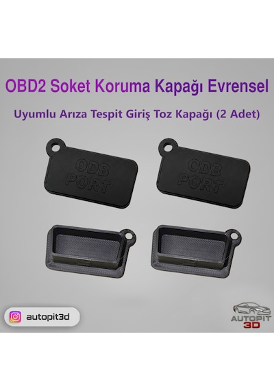 Evrensel Obd-ıı Soket Koruma Kapağı / Obd Teşhis Soketi Kapağı