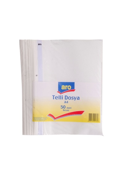 Aro Telli Dosya 50'li Beyaz 3'lü Paket