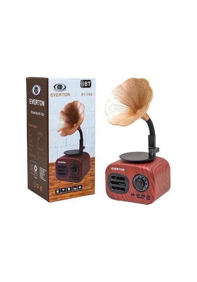 Radyo Nostaljik Everton Rt-705Bt Bluetooth Usb