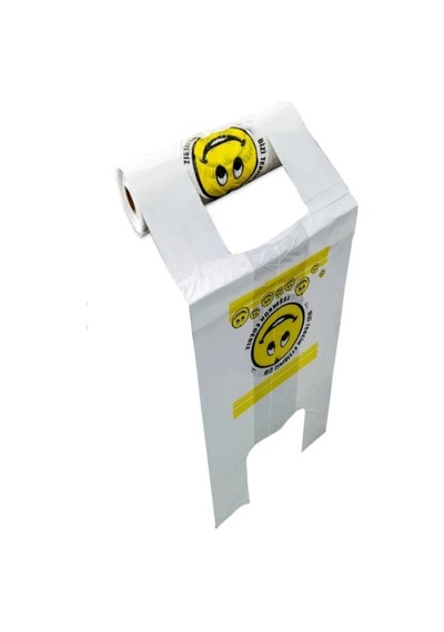 Gülenyüz Baskılı Orta Boy Rulo Poşet 1 Rulo 100 Adet 25 x 45 CM