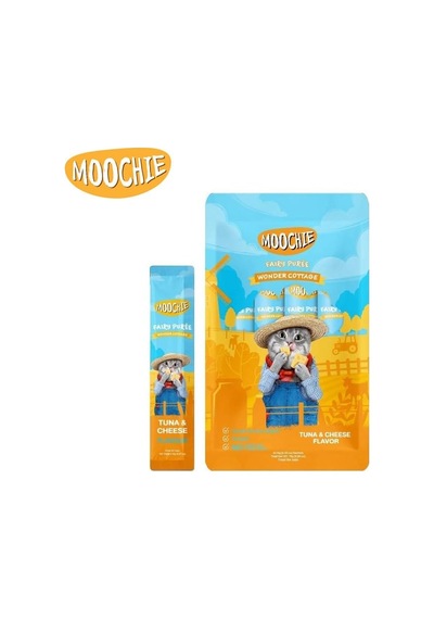 Moochie Sıvı Kedi Ödülü Ton-peynir 5x15 Gr