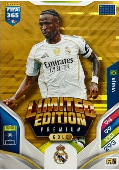 Panini Premium Gold 2026 Adrenalyn Xl Futbolcu Kartı Special Edition 1 Paket 10 Kart