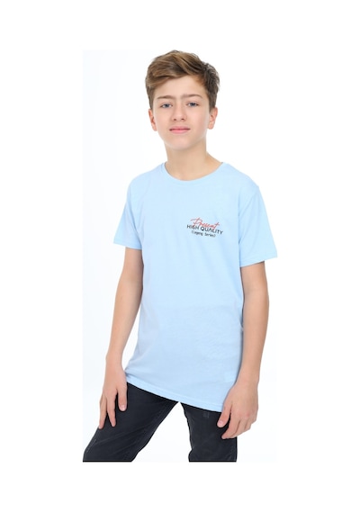 Toontoy Kids Toontoy Erkek Çocuk Present Baskılı Tişört Mavi