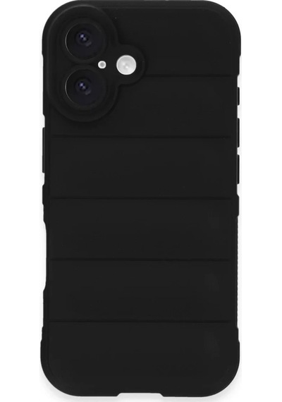 Newface Apple İphone 16 Kılıf Optimum Silikon - Siyah