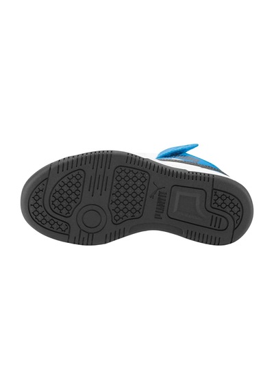 Puma Puma Rebound V6 Mid Ac+ Ps Unisex Çocuk Beyaz Günlük Ayakkabı 8634 Mavi