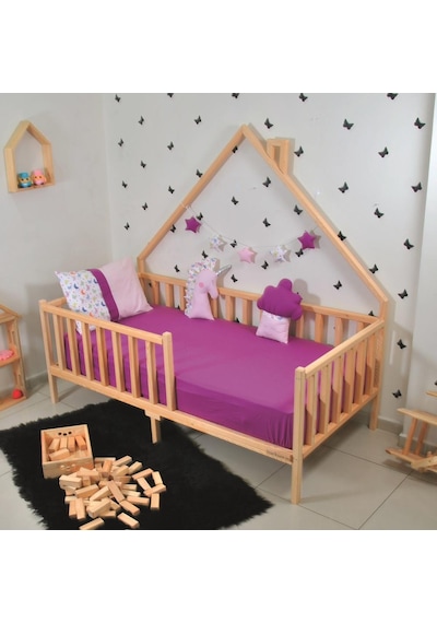 Markaawm Markaawm Montessori Yatak Çocuk Doğal Çam Ağacından 90X190 Defne (467712008) Akçaağaç