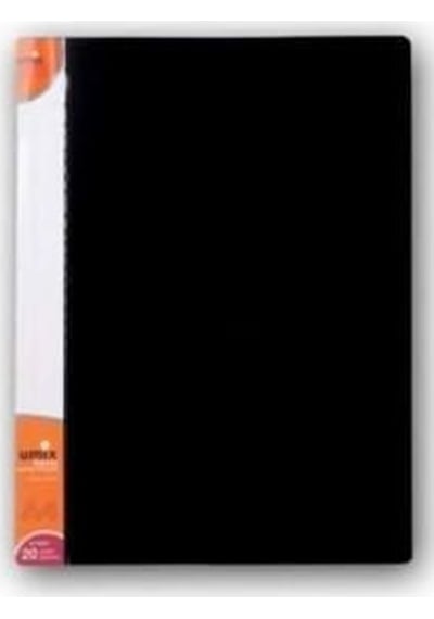 Umix Sunum Dosyası Basic 20 Lİ A4 Siyah U1142P