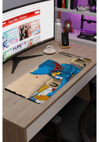 Poppy Playtime Kaymaz Dikişli Kauçuk Oyuncu Mousepad V4 - 70x30 Xl Gaming Mouse Pad Fare Altlığı