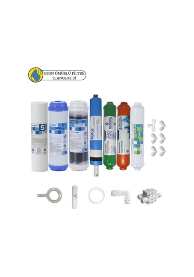 Purefer Açık Kasa Çift Karbonlu Sertifikalı 7li Pallas Mebran Mineral+alkali