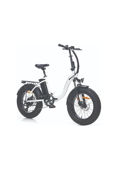 Corelli Truva S 20 Jant Katlanabilir Fat Bike Elektrikli Bisiklet Beyaz Beyaz
