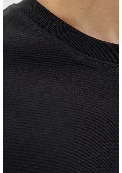 Jack & Jones Erkek T Shirt 12286609 Siyah Siyah