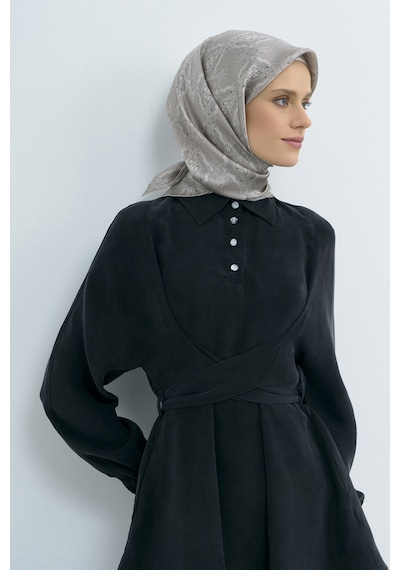 Armine Saf İpek Sura Eşarp-2026 İlkbahar-yaz- 952200d Vizon