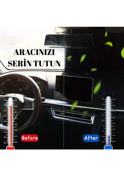 Gard Oto Güneş Araba Cam Brandası Kar Buz Örtüsü Süper Kalın Manyetik Her Hava Şartına Dayanıklı 4mevsim Universal