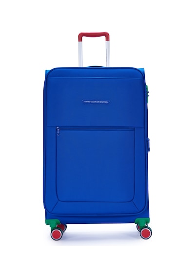 Benetton Büyük Boy Kumaş Valiz Saks Mavi Bnt2800