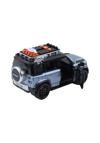 Çek Bırak Oyuncak Araba Defender Model Jip - Kapıları Açılan Lüks Arazi Aracı 17 Cm Çok Renkli