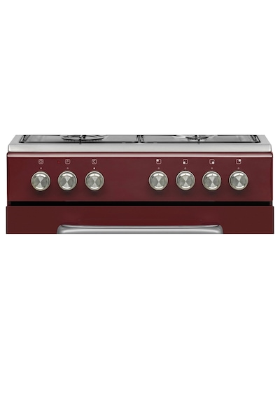 Vestel Retro SF 84011 DG 4 Gözü Solo Fırın Bordo