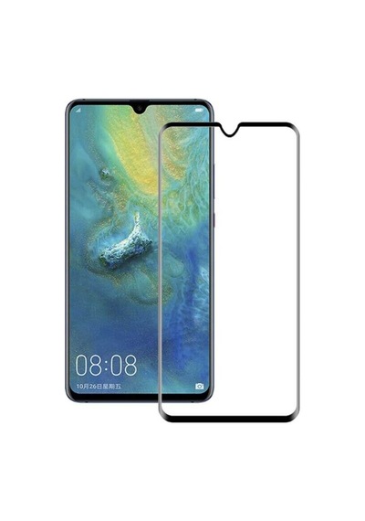 Huawei Mate 20 Ekran Koruyucu Ekranı Tam Kaplayan Kenarları Kırılmaya Dayanıklı Cam Koruyucu