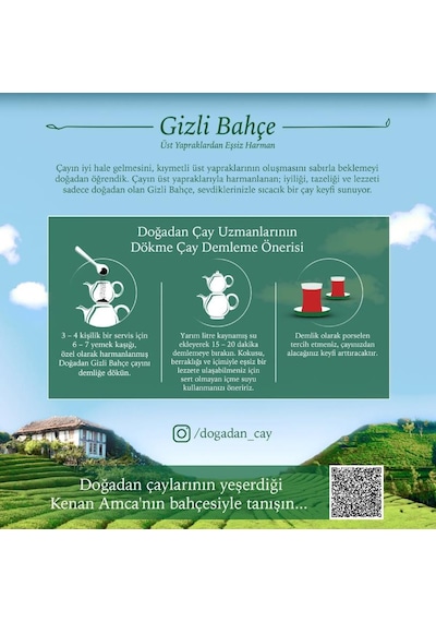 Doğadan 2'li Gizli Bahçe Dökme Çay 1 Kg Ve Rosie
