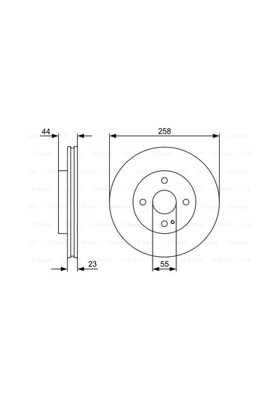 Mazda 2 1.5 2007-2014 Bosch Ön Disk 2 Adet