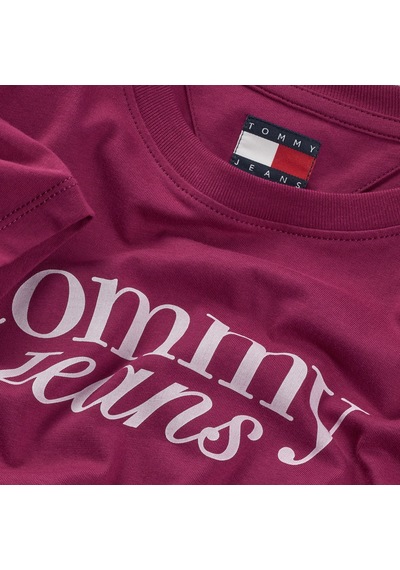 Tommy Hilfiger Kadın Kırmızı T-shirt Dw0dw19447 Xıp