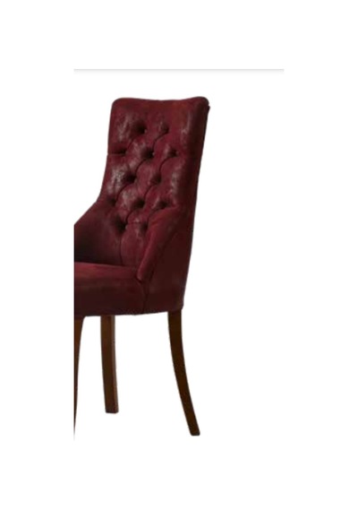 Bengimobilya Sandalye Zus064 Kapitone Model Bordo Renk Ortopedik Oturum Sırt K