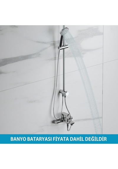 Adell Lido Rain Duş Sistemi -krom Krom