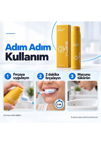 Yues Mango Aromalı Florürlü Pompalı Diş Macunu 60 G Gs-009f Beyazlatma