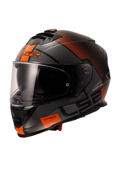 Ls2 Storm 2 Epıc Fullface Motosiklet Kaskı Siyah - Turuncu