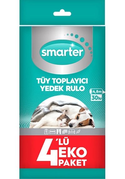 Tüy Toplayıcı 4'lü Yedek Temizlik Rulosu Diğer