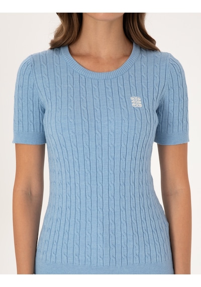 Pierre Cardin Kadın Mavi Kazak /triko 50317063-vr249 Mavi
