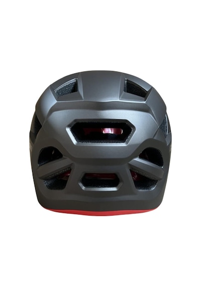Asistan Ks-30 Mtb Bisiklet Kaskı Freeride Bisiklet Kaskı Large Beden Titanyum Kırmızı Siyah - Kırmızı