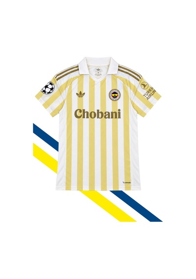 Fenerium Fenerbahçe 2026 Avrupa Deplasman Forması Ucl Patchlı Sarı - Beyaz Pac
