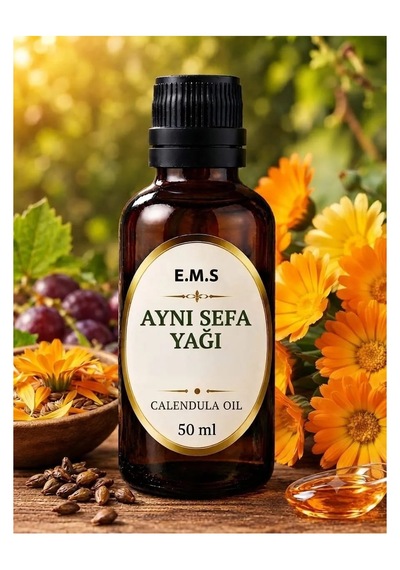 E.m.s 50 Ml Aynı Sefa Yağı Calendula Oil %100 Saf Soğuk Pres.aynısefa Yağı.