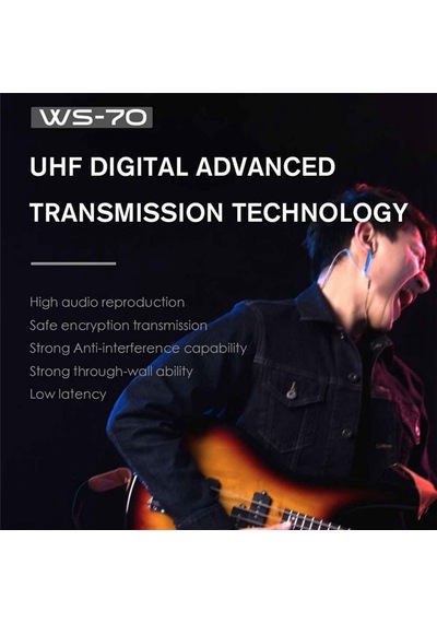 Swıff Ws-70 Gitar Verici Alıcısı Elektrik Gitar Bas İçin