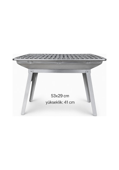 Piknik Mangalı Büyük Katlanır - 1006 Açık Gri