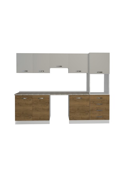 Decoraktiv Elite 280q Ankastre Boy Dolaplı Mdf Hazır Mutfak Dolabı - Tezgah Dahil - Pera - Kumtaşı Çok Renkli Decoraktiv Elite 280q Ankastre Boy Dolaplı Mdf Hazır Mutfak Dolabı - Tezgah Dahil - Pera - Kumtaşı Çok Renkli