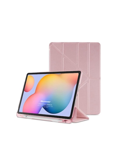 Samsung Galaxy Tab S6 Lite Sm P610 / Sm-p620 10.4" Uyumlu Kalem Bölmeli Smart Standlı Pu Deri Kılıf Arka Kapak