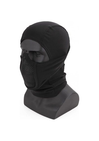 Emersongear Telli Balaklava Siyah Shadow Warrior Buğu Önleyici Siyah