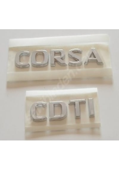 Opel Corsa & Cdtı Bagaj Yazısı Seti Ithal Ürün