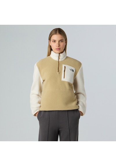 The North Face Yumiori 1/4 Zip Kadın Kahverengi Polar Mont Nf0a8e893cg1 Kahverengi