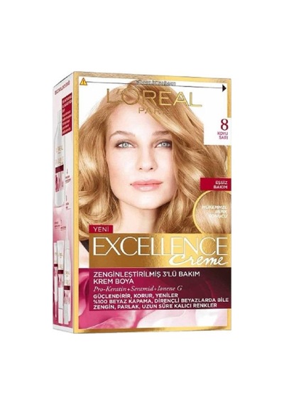 L'oreal Paris Excellence Saç Boyası 8 Koyu Sarı