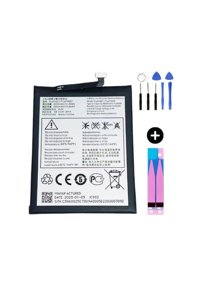 Tcl 10l Tlp-038t1 Uyumlu Güçlendirilmiş İthal Pil + Montaj Seti